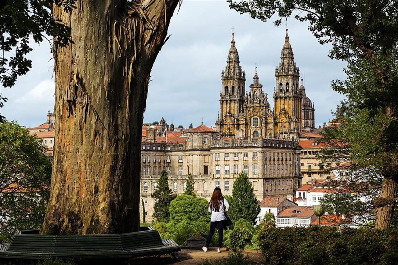 Apartamento De Diseno Centrico Con Terraza Espectacular Santiago de Compostela Exterior foto
